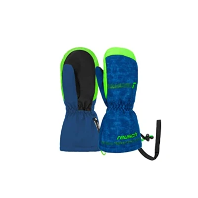 Abbildung von Reusch Unisex Baby Maxi R tex Xt Fäustling Wasserdicht Warme Skihandschuhe Alltagshandschuhe Schnee Schlittenfahren Babyhandschuhe Winterhandschuhe, 4507 surf The Web/Green Gecko, III