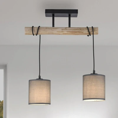 Abbildung von JUST LIGHT Deckenleuchte »GREEN TRIB«, 2 flammig, Leuchtmittel E27 ohne