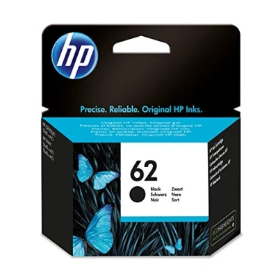 Abbildung von HP 62 Black Original Ink Cartridge Tintenpatrone, Standardausbeute, Schwarz