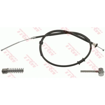 Abbildung von TRW GCH642 Handbremsseil 1402, 1155 Trommelbremse FORD: KA Hatchback