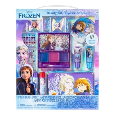 Abbildung von Disney Frozen 2 Kinderschmink Set Mädchen Make up mit Lipgloss, Nagellack und mehr Geburtstagsgeschenk für Kinder ab 3 Jahren von Townley Girl
