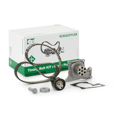 Abbildung von INA 530 0843 30 Wasserpumpe + Zahnriemensatz DACIA: SANDERO 2, Lodgy, LOGAN MCV RENAULT: Megane 4, IV Saloon, Kangoo II / Grand