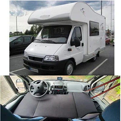 Abbildung von BREMER SITZBEZÜGE Camper Bett Kinderbett Fahrerhausbett kompatibel mit Citroen Jumper, FIAT Ducato, Peugeot Boxer Typ 230/244 1994 2006 Wohnmobil Zubehör Wohnmobilbett Camping