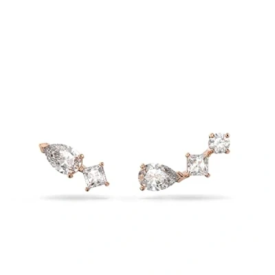 Abbildung von Swarovski Attract Ohrstecker, Rosé Vergoldete Ohrringe mit Strahlenden Kristallen