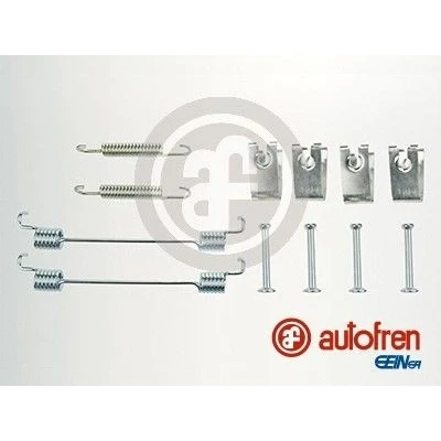 Abbildung von AUTOFREN SEINSA D3969A Zubehörsatz, Bremsbacken Hinterachse RENAULT: CLIO 3, Modus / Grand Modus, TOYOTA: Yaris II Hatchback, RAV4 III Off Road