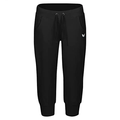 Abbildung von ERIMA Damen Casual Basics Sweathose mit Bündchen, Schwarz, 34