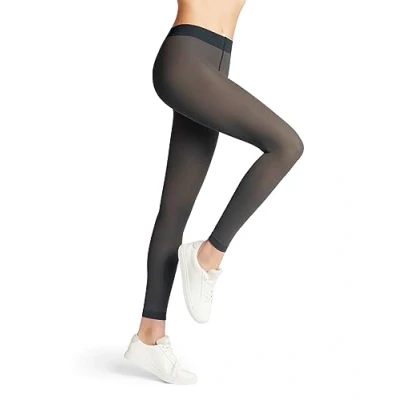 Abbildung von FALKE Damen Leggings Pure Matt 50 DEN W Le halb blickdicht einfarbig 1 Stück, Grau Graphite 3146, L