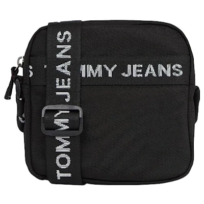 Abbildung von Tommy Jeans Herren Umhängetasche Essential Reporter Mittelgroß, Schwarz (Black), Onesize