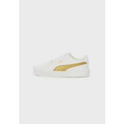 Abbildung von PUMA Damen Carina 3.0 Dayinight Sneaker, Weißes Gold, 41 EU