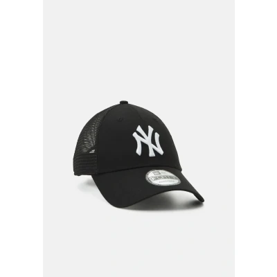 Abbildung von New Era York Yankees MLB Home Field Schwarz Weiß Verstellbare 9Forty Trucker Cap One Size