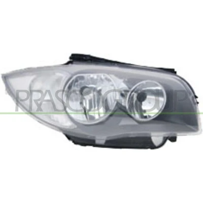Abbildung von PRASCO BM1214903 Scheinwerfer rechts H7/H7 ohne Stellmotor für LWR BMW: 1 Hatchback