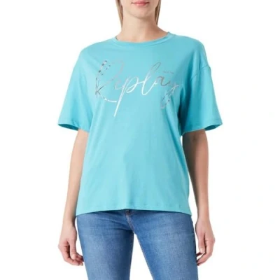 Abbildung von Replay Tshirt print, Damen, Größe: Medium, Amalfi green