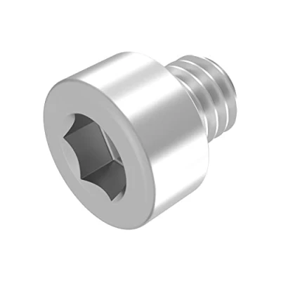 Abbildung von SECCARO Zylinderschraube M6 x 6 mm, Edelstahl V2A VA A2, DIN 912 / ISO 4762, Innensechskant, Vollgewinde, 20 Stück