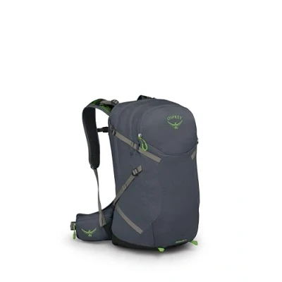 Abbildung von Osprey Sportlite Unisex Hiking Backpacks Minimalist and lightweight design Airscape backpanel Water bottle pockets Hipbelt Bluesign approved materials,Tungsten/Grey Wolf,25 L