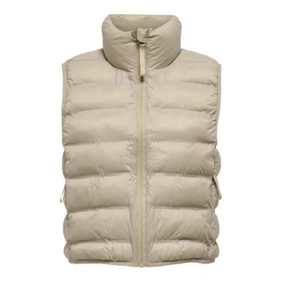 Abbildung von ONLY Onlkessa Seamless Quilt Waistcoat Weste, Damen, Größe: Small, Beige
