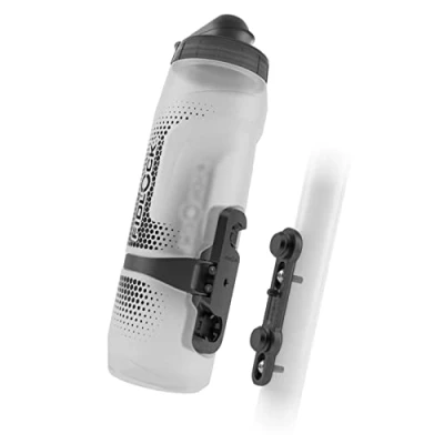 Abbildung von Fidlock Unisex Erwachsene 09653(clr) Trinkflasche, Flasche Clear Transparent 800ml mit Bike Base, 800 ml EU
