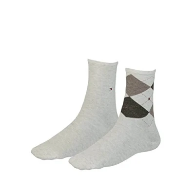 Abbildung von Tommy Hilfiger 2 Pairs PACK Socken, Damen, Größe: 39 42, Beige