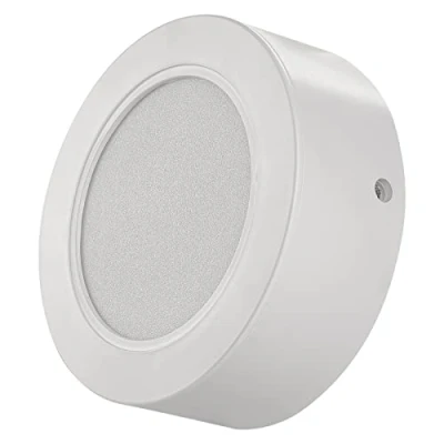 Abbildung von EMOS 2in1 LED Panel 9 W, runde 900 lm Deckenleuchte, Einbauleuchte mit Durchmesser 12 cm, Neutralweiß 4000 K, inkl. Treiber, Weiß