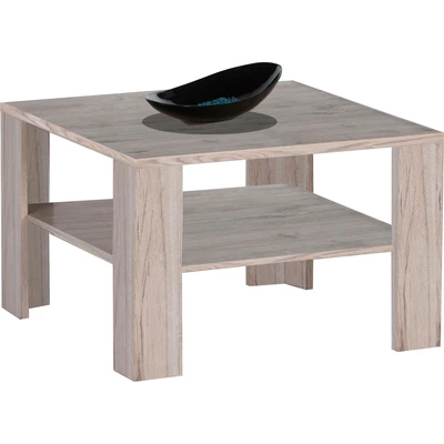 Abbildung von JOKER MINI Couchtisch in San Remo Optik platzsparender Sofatisch mit Ablage für Ihren Wohnbereich 70 x 44 cm (B/H/T)