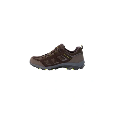 Abbildung von Jack Wolfskin VOJO Sneaker low Dark brown lime, Herren, Größe: 40, lime Schuhe