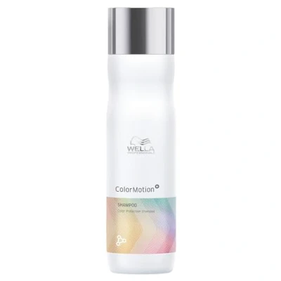 Abbildung von Wella Professionals ColorMotion+ Farbschutz Shampoo professionelle Haarpflege für gefärbtes Haar Tiefenreinigungsshampoo mit WellaPlex Strukturfestiger mehr Glanz und Widerstandskraft 250 ml