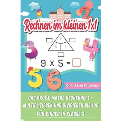 Abbildung von Rechnen im kleinen 1x1: Das große Mathe Rechenheft Multiplizieren und Dividieren bis 100 für Kinder in Klasse 2