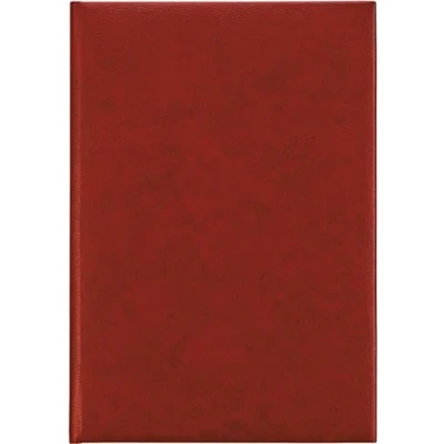 Abbildung von Zettler Buchkalender 2025 rot, 14,5x21cm, Taschenkalender mit 336 Seiten im wattiertem Kunststoffeinband, 7 Tage auf 6 Seiten, Tages und Wochenzählung deutsches Kalendarium