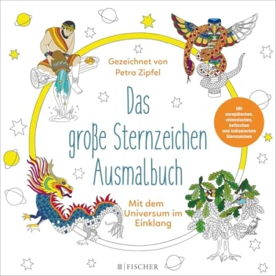 Abbildung von Das große Sternzeichen Ausmalbuch: Mit dem Universum im Einklang