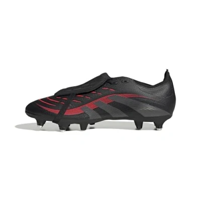 Abbildung von adidas Performance Predator League FOLD OVER Tongue SOFT Ground Fußballschuh Stollen, Herren, Größe: 45 1/3, Core black/grey four/lucid red Schuhe