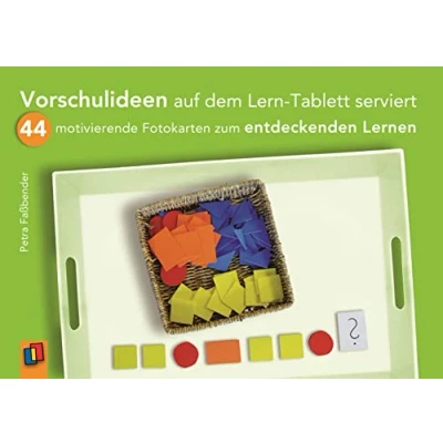 Abbildung von Vorschulideen auf dem Lern Tablett serviert: 44 motivierende Fotokarten zum entdeckenden Lernen
