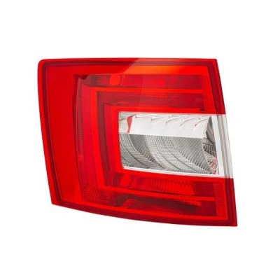 Abbildung von HELLA 2VP 354 818 011 Rückleuchte links P21W, PY21W, W5W ohne Glühlampen Lampenträger SKODA: Octavia 3 Combi
