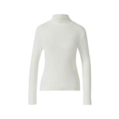 Abbildung von s.Oliver Longsleeve IM SLIM FIT MIT Rollkragen Langarmshirt, Damen, Größe: 40, Creme