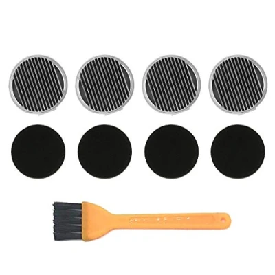 Abbildung von WuYan Hepa Filter Set für Xiaomi, effiziente Filterteile Xiaomi Wireless F8 Smart Handstaubsauger, mit Universal Reinigungsbürste