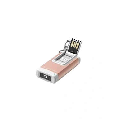 Abbildung von Ledlenser K4R Schlüsselbundleuchte, 120 Lumen, 25 Meter Leuchtweite, 3,5 Stunden Leuchtdauer, wiederaufladbar, inkl. USB Ladekabel (Gold)