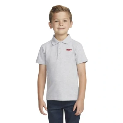 Abbildung von Levi&#039;s BACK NECK TAPE Poloshirt für Kinder, Größe: 128, Light gray heather