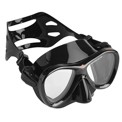 Abbildung von Seac Cove Maske für Tauchgänge, Speerfischen und Schnorcheln aus schwarzem, hypoallergenem Silikon, Standard