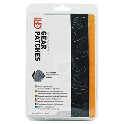 Abbildung von McNett Tenacious Tape Tattoos Wildlife, schwarz, 7,6 x 50 cm