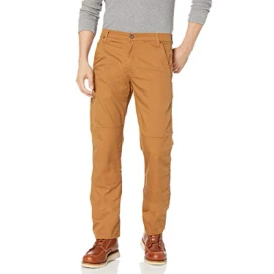 Abbildung von Dickies Herren Tough Max Duck Hose mit Zwei Knien Arbeitshose, Stonewash Holz, 34 W/30 L