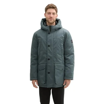 Abbildung von TOM Tailor Parka, Herren, Größe: Large, Stormy blue