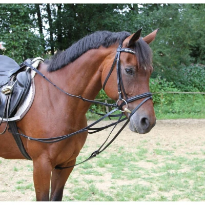 Abbildung von Kerbl Dreieckszügel Schwarz Pony