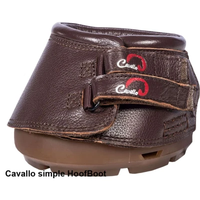 Abbildung von F.R.A. Cavallo Horse &amp; Rider Hufschuhe Simple Regular Braun 3