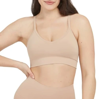 Abbildung von Spanx Ecocare Everyday Shaping Longline Bustier, Damen, Größe: 50 52, Toasted oatmeal