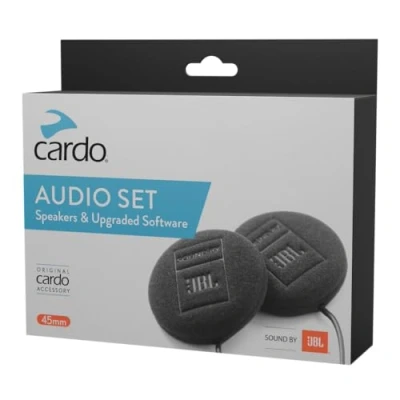 Abbildung von CARDO, 45 MM JBL Dual HD Kopfhörer Audio Kit für Gegensprechanlage, Noir