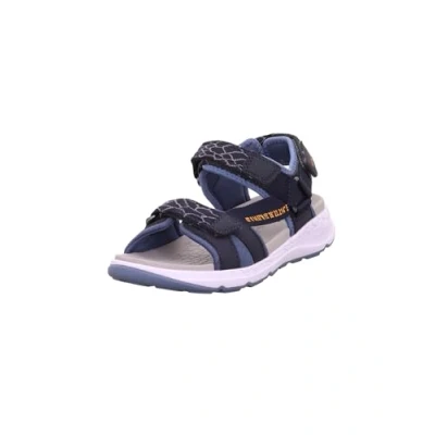 Abbildung von Superfit Criss Cross Trekkingsandale für Kinder, Größe: 30, Blau/orange Schuhe