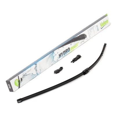 Abbildung von Scheibenwischer Valeo Hydroconnect 578516 700mm vorne Rahmenlos Hakenbefestigung, Top Lock VOLKSWAGEN: Touran I, Golf Plus / Crossgolf, Sharan I