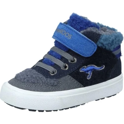 Abbildung von KangaROOS Jungen Unisex Kinder KAVU Shady Fur EV Sneaker, dk Navy/Multi, 24 EU