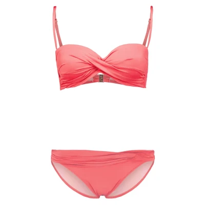 Abbildung von LASCANA Bügel Bandeau Bikini, mit verschiedenen Trägervarianten