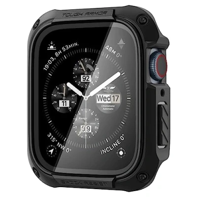 Abbildung von Tough Armor Case für die Apple Watch Series 7/8/9 45 mm Schwarz