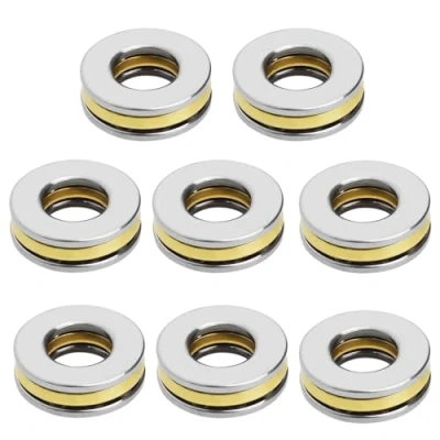 Abbildung von YINETTECH 8 Stück F8 16M Schubkugellager, mm x 16 5 mm, Chromstahl, Einzelrichtung, Miniatur Hochpräzisions Flachstahllager Set