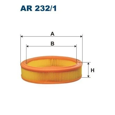 Abbildung von FILTRON AR 232/1 Luftfilter 70 294 Filtereinsatz FIAT: Punto II Hatchback, Doblo I Estate, Cargo, LANCIA: Y